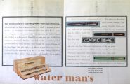 1929 Waterman's 2-Page Pen Ad ~ Patrician