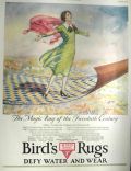 1926 Birds Rugs Ad ~ Magic Carpet