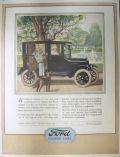 1924 Ford Closed Cars Ad ~ Cool in Summer, Snug in Winter