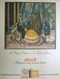 1925 Jello Ad ~ Buddha Statue