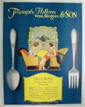 1926 Wm. Rogers Silverware Ad ~ Triumph Pattern