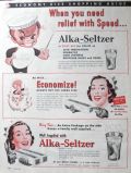 1952 Alka Seltzer Ad ~ "Speedy"