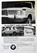 1966 BMW 2000 TI Ad ~ Unbeatable