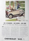 1932 Chevy Convertible Cabriolet Ad ~ Ronald McLeod