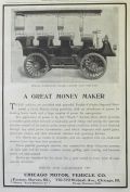 1903 Chicago Motor Co Friction Drive Automobile Ad