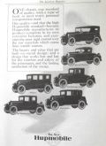 1924 Hupmobile Ad ~ 6 Body Styles
