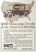 1919 Oldsmobile Truck Ad ~ 5000 On The Road