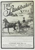 1902 Studebaker Horse Carriage Ad ~ Cliff Drive, San Francisco
