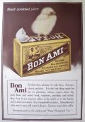 1909 Bon Ami Ad ~ Large-Size ~ Baby Chick