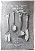 1909 Oneida Community Silverplate Ad ~ Louis XVI Pattern