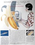 1931 United Fruit Company Ad ~ Banana Mousse Recipe