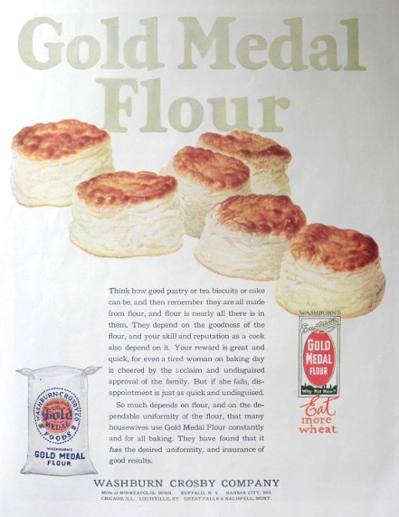 1924 Gold Medal Flour Ad ~ Biscuits
