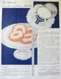 1929 Snowdrift Shortening Ad ~ Doughnut Recipe