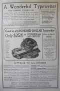 1909 Lambert Typewriter Ad ~ A Wonderful Typewriter