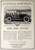 1924 Vintage Cantrell Suburban Body Car Ad
