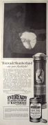1925 Eveready Flashlight & Battery Vintage Ad