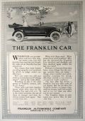 1917 Franklin Automobile Car Ad
