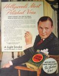 1937 Lucky Strike Cigarettes Ad ~ Herbert Marshall