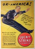 1932 Lucky Strike Cigarettes Ad ~ Walter Winchell
