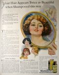 1925 Mulsified Shampoo Ad ~ Raoul Barre