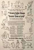 1895 Palmer Cox "Brownies" Rubber Stamps Ad