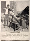 1904 Chase & Baker Piano Player Ad ~ Delightful Musicals