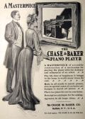 1905 Chase & Baker Piano Player Ad ~ A Masterpiece