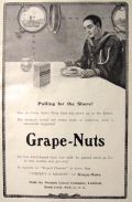 1908 Grape Nuts Cereal Ad ~ Navy Sailor