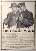 1914 Howard Railroad Watch Ad ~ Frank Leyendecker