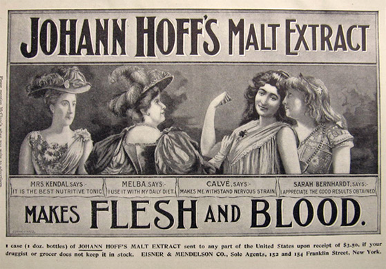 1898 Johann Hoff's Malt Extract Ad