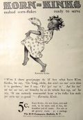 1907 Korn Kinks Cereal Ad ~ Black Americana