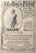 1914 Mellin's Baby Food Ad ~ Virginia Neil, Topeka, KS