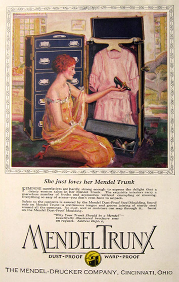 1923 Mendel Drucker Trunk MendelTrunx Ad