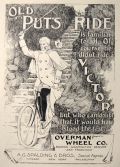 1893 Victor Bicycle Overman Wheel Co. Ad ~ Putnam's Ride