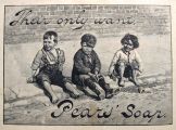 1895 Pears Soap Ad ~ Street Children