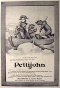 1904 Pettijohn Cereal Ad ~ Bears Crossing the Delaware