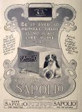 1906 Sapolio Soap Ad ~ Soap Box Dog House