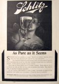 1899 Early Schlitz Beer Ad ~ As Pure As It Seems