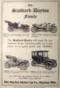 1907 Stoddard Dayton Family of Cars Ad