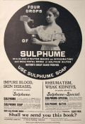 1898 Sulphume Tonic & Soap Ad ~ Quack Medicine