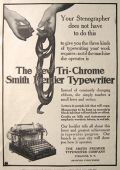 1907 Smith Premier Tri-Chrome Typewriter Ad