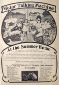1904 Victor Talking Machine Ad ~ At the Summer Home
