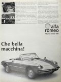 1967 Vintage Alfa Romeo Spider Ad ~ Che Bella Macchina!