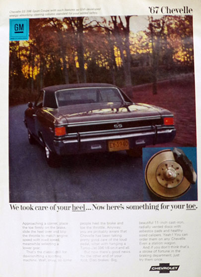 1967 Chevy Chevelle SS 396 Sport Coupe Ad