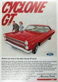 1966 Mercury Comet Cyclone GT Ad ~ Hottest New Entry