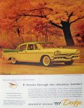 1957 Swept Wing Dodge Ad ~ Custom Royal Sedan