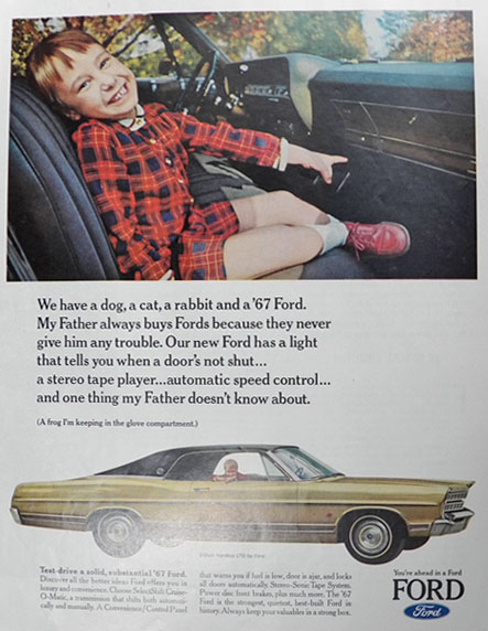 1967 Ford LTD Hardtop Ad