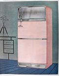 1956 Retro Pink Frigidaire Refrigerator Ad + Oven + Washing Machine