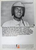 1968 Fram Filters Ad ~ NASCAR Driver Richard Petty
