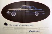 1956 Buick Roadmaster Ad ~ Double Page Spread